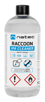 ALCOHOL ISOPROPILICO NATEC RACCOON IPA CLEANER 500ML