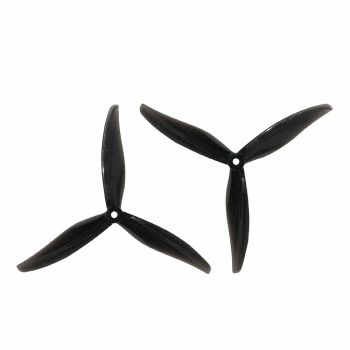 6 Pares GEMFAN 7043 7x4.3 7 Pulgadas Hélice de 3 Palas con Orificio de 5mm para Drones RC Carreras FPV