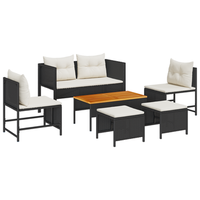 juego de sofas de exterior negro ratan sintetico mediano cfw984265