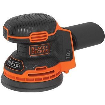 Lijadora De Órbita Aleatoria - 18 V Bdcros18n Black + Decker