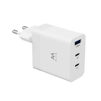 ewent cargador carga rapido 65w usb-c y usb-a
