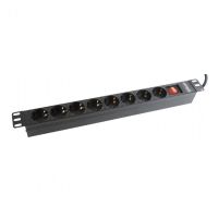 gembird gb-1011 regleta para rack 19 8 tomas