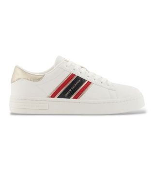 A|X Armani Exchange para mujer. XW002231AF21421MZ128 Zapatillas Urban Tech blanco (36), Plano, Cordones, Casual