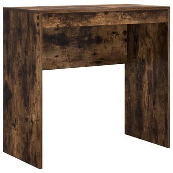 Escritorio | Mesa De Trabajo Roble Ahumado 80 X 40 X 76 Cm