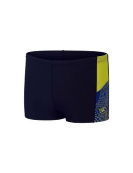 Bañador de Natación Speedo Dive Aquashort Niño Navy/Limón