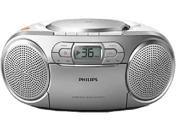 Radio CD - Philips AZ127/12, CD, CD-R y CD-RW, FM