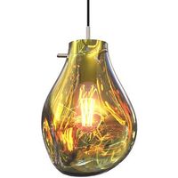 lampara de techo de vidrio - lampara colgante de diseno  - vera dorado