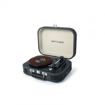 Tocadiscos Muse MT-201 2 x 5 W Bluetooth USB AUX gris