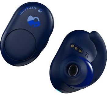 SKULLCANDY Push Wireless Bluetooth Earphones - Indigo Blue, Indigo