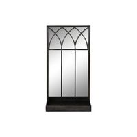 espejo metal espejo 40x12x80 negro