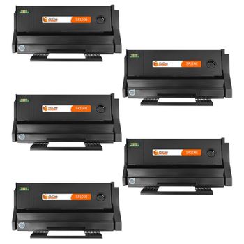 PcCom Essential Ricoh Aficio SP100E/SP112 Tóner Compatible Negro Pack 5