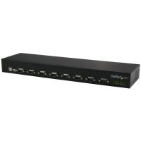 concentrador usb a serie startech 8 puertos rs232 montaje rack industrial ftdi aluminio