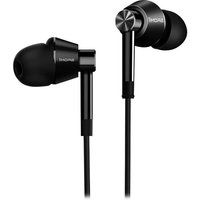 dual driver e1017 earphones - black black
