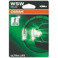ultralife 2825ult 12v 5w bulb - twin pack
