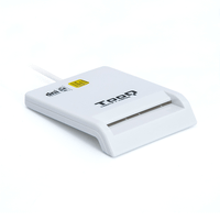 tooq lector de tarjetas dnie usb 20 blanco
