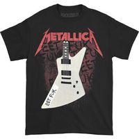 metallica camiseta manga larga eet fuk para hombre