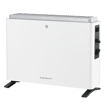 Aigostar Rylee - Calefactor Convector Bajo Consumo,  3 ajustes de potencia y control termostático de temperatura, calentamiento rápido, silencioso, Protección contra Sobrecalentamiento, 2000W, blanco