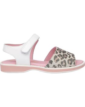 de ANGELITOS SANDALIA LEOPARDO ANG577 BLANCO