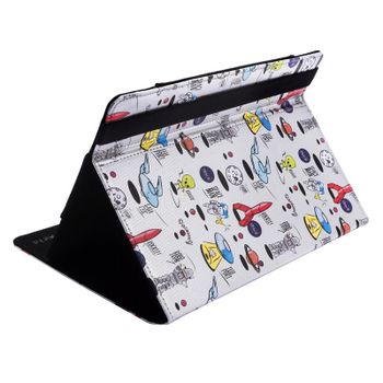 SilverHT Funda Universal Estampada Space Silver Metal para Tablet 9