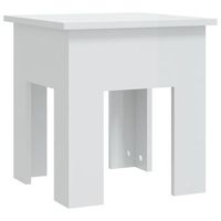 mesa de centro 40x40x42 cm madera - blanco