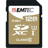 tarjeta sd emtec ecmsd128gxc10sp 128 gb clase 10 95 mbs negro