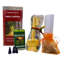 the bubble shop - ritual abre caminos pack de 3 velones de llave