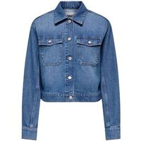 only chaquetas 15339977 lumi-medium blue denim para mujer