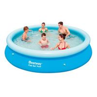 piscina hinchable autoportante azul de pvc de o 305x76 cm