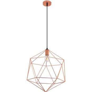 Lámpara De Techo - Lámpara Colgante Diseño Vintage - Lara Rosado Oro
