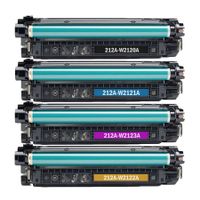 compatible multipack hp colour laserjet enterprise mfp m578dn printer toner cartridges 4 pack -w2120a