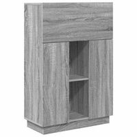 escritorio gris sonoma madera de ingenieria vidaxl