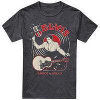 elvis presley camiseta rock and roll para mujer