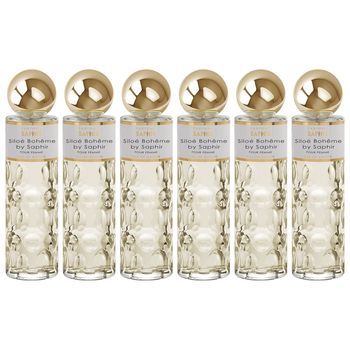 Pack De 6 Eau De Parfum Mujer Saphir Siloe Boheme 200 Ml
