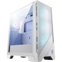 msi mag forge 320r airflow argb mid tower matx cristal templado usb 32 blanca