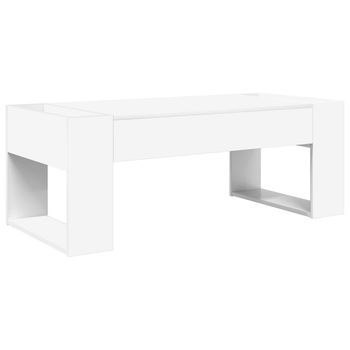 Mesa De Café - Mesa De Centro - Mesa Baja 110 X 50 X 41 Cm Madera De Ingeniería