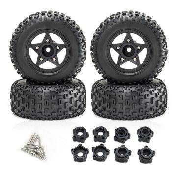 4PCS D232 neumáticos mejorados para vehículos todo terreno ruedas para modelos de camiones cortos RC 1/8 1/10 y accesori