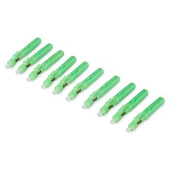 Conectores rápidos de fibra óptica LC/APC Digitus monomodo 10 unidades
