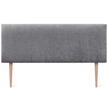 Dhome Cabecero De Lana Natural 135x105cm Con Patas Camas 120/135 - Gris