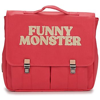Jojo Factory Cartera CARTABLE UNIE PINK FUNNY MONSTER para niña