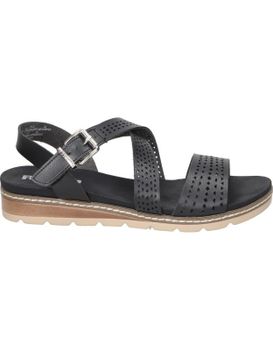 Sandalias Veganas De Cuña Para Mujer Refresh 172848 Negro 38