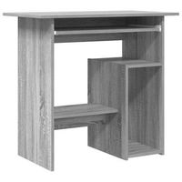 mesa de escritorio   escritorio de despacho  escritorio de madera contrachapada gris sonoma 80x45x74 cm