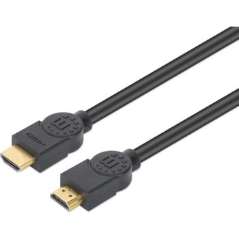 Cable HDMI Manhattan 4K 60Hz 18 Gbit/s 8m Negro