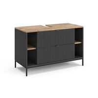 mueble bajo lavabo eliza 100 x 63 cm con puertas vicco