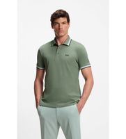 boss para hombre 50469055 polo paddy verde m casual algodon manga corta