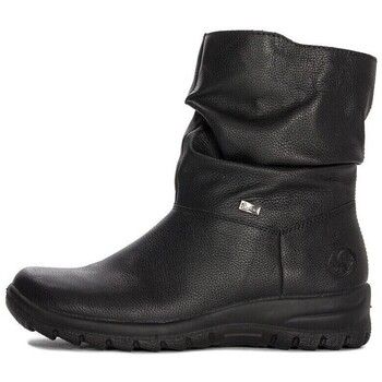 Rieker Botines Wodoodporne Skórzane Botki Damskie Ocieplane Wełną Tex Z7193-00 para mujer