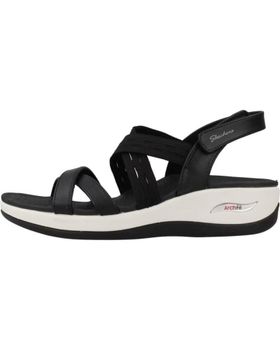 de SKECHERS 163387 BLK ARCH FIT SUNSHINE - LUXE LADY SANDA NEGRO