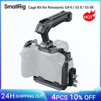 kit de jaula smallrig para panasonic g9 ii  s5 ii  s5 iix con abrazadera de cable de mango superior placa de liberacion rapida arca-swiss para tripodes 5752