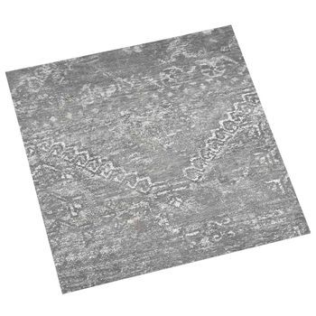 Tableros De Suelo Gris Concreto 5,11 M² 55 Uds. Pvc Vidaxl