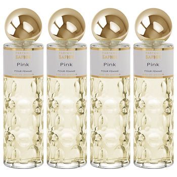 Pack De 4 Eau De Parfum Mujer Saphir Pink 200ml