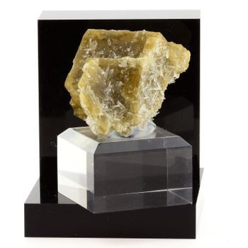 Siderite, Cuarzo - Pierre Natural De Francia, Saint -pierre -de -méage - Siderita Y Cuarzo, Cristales Multicolores, 295.2 Ct - Certificado De